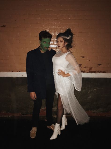 Bride Of Frankenstein Outfit, Mr And Mrs Frankenstein Costume, Wife Of Frankenstein Costume, Frankenstein And His Bride Costume, Modern Frankenstein And Bride Costume, Bride Of Frankenstein Couple Costume, Frankinstine Costume, Frankinstine And His Bride Costume, Bride Of Frankenstein Costume Diy