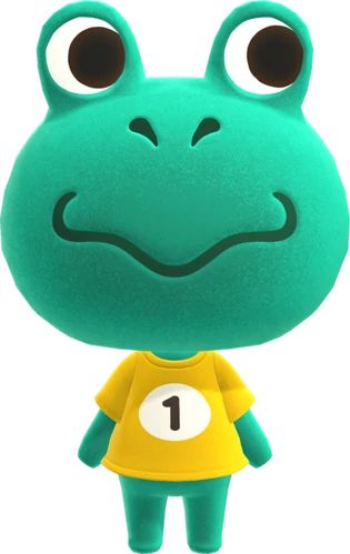 Animal Crossing Wiki, Frog Plush, Tent Campers, Animal Crossing Characters, Balls Shirt, Animal Crossing Villagers, Animal Crossing Pocket Camp, Green Frog, Catch Phrase