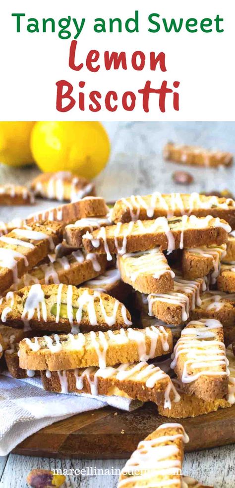 Lemon Biscotti Recipe Lemon Almond Biscotti Recipe, Soft Biscotti Recipe, Italian Biscotti Recipe, Best Biscotti Recipe, Easy Biscotti Recipe, Italian Baking, Lemon Biscotti, Italian Biscotti, Almond Biscotti Recipe