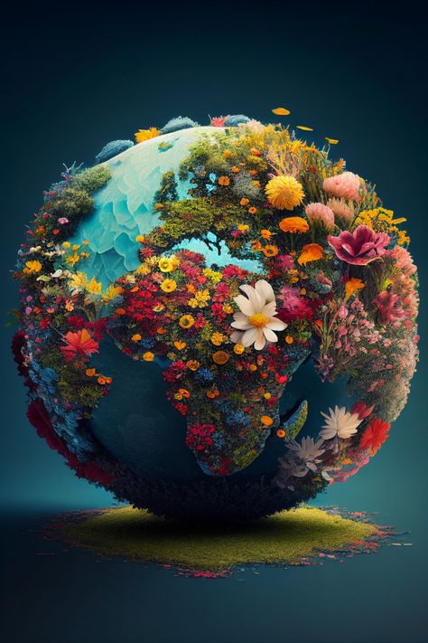 Earthday Art, Earth Day Painting, Earth Planet Wallpaper, Biodiversity Background, I Phone Earth Wallpaper, Mother Earth Background, 3d Earth Wallpaper, Biodiversity Art, Earth Wallpaper Full Hd