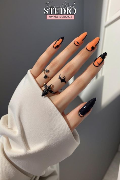 "Transform your nails into a spooky masterpiece with these 2024 Halloween nail ideas. From cute and creepy to hauntingly beautiful, these designs will make your nails the talk of the town." #HalloweenNailsAcrylic #HalloweenNails2023 #HalloweenNails2024 #HalloweenNailsShort #HalloweenNailsAlmond #HalloweenNailsSimple #HalloweenNailsDesigns Halloween Nail Ideas, Cute And Creepy, 2024 Halloween, Talk Of The Town, Hauntingly Beautiful, Halloween Nail, Cool Nail Designs, The Talk, Halloween Nails