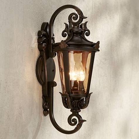 Outdoor Wall Light Fixtures, Light Lamps, Casas Coloniales, Lantern Design, Vintage Lanterns, Accent Lighting, Outdoor Lanterns, Light Bulb Types, Outdoor Wall Lamps