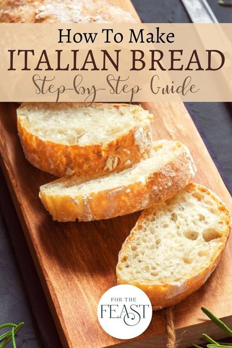 Vienna Bread Recipe, Crusty Italian Bread Recipe, Italian Bread Recipe, Crusty Italian Bread, Rustic Italian Bread, Bread Desserts, Crusty Bread Recipe, Italian Bread Recipes, Peasant Bread