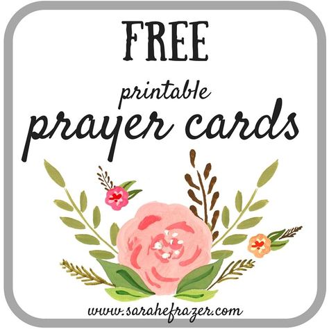 FREE printable prayer cards. Great for your journal and encouragement for daily guidance and strength. Prayer Board Ideas Diy Free Printables, Prayer Request Cards, Journaling Scripture, Prayer Cards Printable, Hebrews 4, Prayer Bible, Printable Prayers, Faith Journaling, Verse Cards