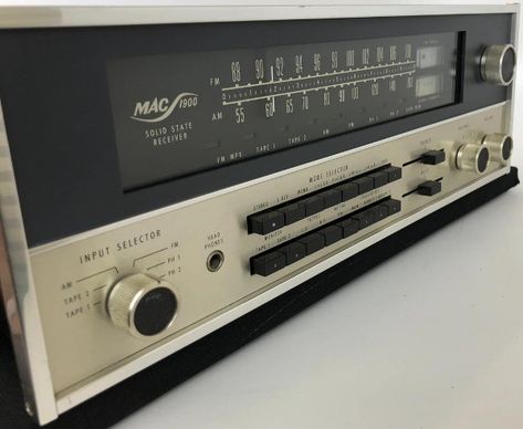 McIntosh MAC-1900: The Original High End Stereo Receiver Mcintosh Stereo, Tape Deck, Power Amplifiers, Mac, Audio, The Originals