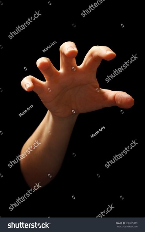 Hand Grabbing Position Isolated Over Black Stock Photo (Edit Now) 130195019 Hand Going Towards Camera, Hand Grabbing Wall Reference, Hand Grabbing Something Reference, Hand Stretching Out Reference, Hand Stock Photo, Grab Hand Reference, Grabbing Clothes Reference, Hand Towards Camera Pose, Hands Reaching Towards Camera