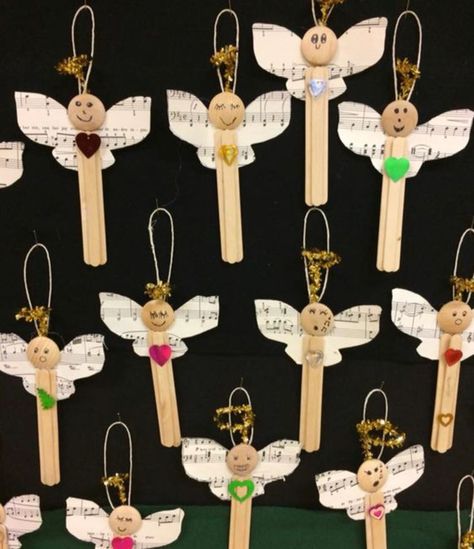 Christmas Angel Crafts, Sunday School Crafts For Kids, Christmas Angel Ornaments, Christmas Crafts For Kids To Make, Fun Christmas Decorations, Nativity Crafts, Preschool Christmas, 2023 Christmas, Holiday Crafts Christmas