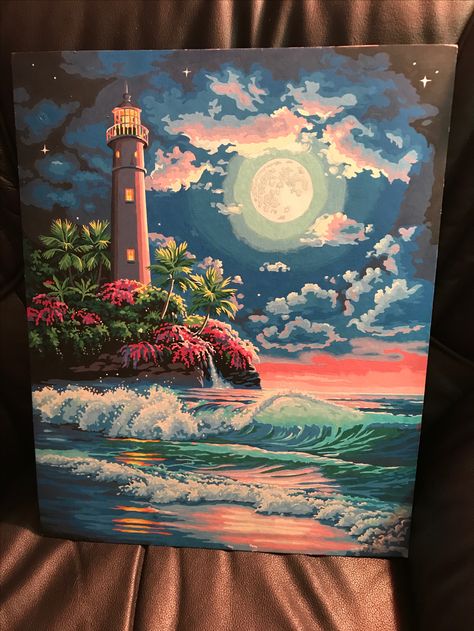 ✨Like what you see? Follow @itzjusniks for more bomb pins✔️✨ Light House Artwork, Canvas Painting Ideas Difficult, Canvas Painting Difficult, Painting Ideas On Canvas Difficult, Painting Ideas Difficult, Square Painting Acrylic, Difficult Painting Ideas, Advanced Paintings, Light House Painting Acrylic