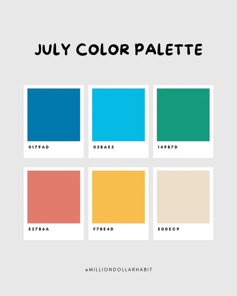 FREE July wallpapers + Planner + Color palette 🌟 I hope you enjoy these July freebies 💌 Freebie library link in bio P.S. A new Notion freebie may be coming next week 🤫 Tags: #digitalplanning #digitalplanner #ipad #ipadplanner #ipados #ipadair #ipadpro #applepencil #planneraddict #weeklyplanner #studygram #studyspo #inspiration #motivation #deskspace #studyspace #bulletjournal #goodnotes #onenote #notability #notion #organized #productivity #desksetup Motivational Color Palette, Planner Color Palette, July Colors, Study Space, Digital Planning, Planner Addicts, Good Notes, Next Week, Weekly Planner