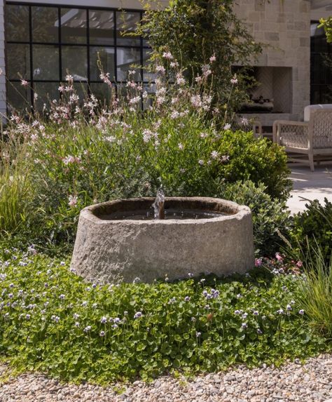 Bayshores Tavern - Garden Studio Farmhouse Water Fountain, Courtyard Water Feature, Pot Water Feature, Limestone Trough, Farm Brewery, Garden Sink, Home Backyard, Garden Water Feature, Jackets Casual