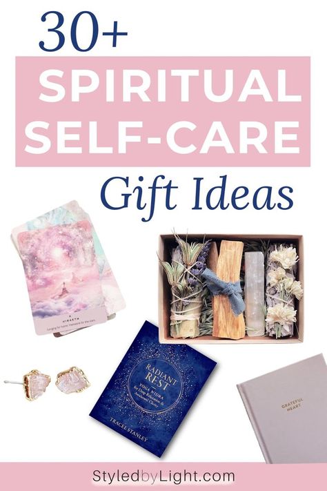 Spiritual Self Care Gifts Self Care Gift Ideas, Spiritual Self Care, Spiritual Friends, Big Five Personality Traits, Spiritual Women, Metaphysical Gifts, Zen Gifts, Energy Clearing, Spiritual Coach