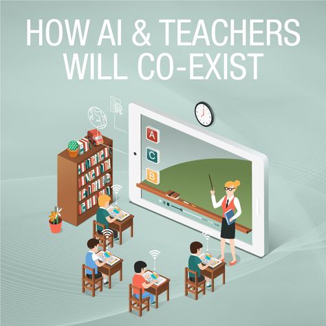 Classroom AI produces great outcomes when teachers lead the way. See how AI is pushing other learning boundaries: Education In India, School Technology, Isometric Design, Education Organization, Education Motivation, Education Quotes For Teachers, Education Kindergarten, Math Videos, Education English