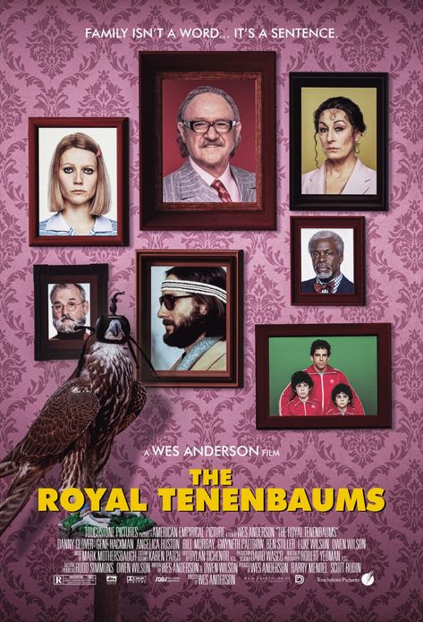 Royal Tenenbaums Poster, Wes Anderson Poster, Titanic Movie Poster, Royal Tenenbaums, Danny Glover, Wes Anderson Movies, Wes Anderson Films, Ben Stiller, The Royal Tenenbaums