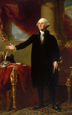 May 4: Gilbert Stuart, Lansdowne Portrait of George Washington, 1796, oil on canvas, 96 × 60" / 243.8 × 152.4 cm (National Portrait Gallery) Dolly Madison, Gilbert Stuart, Presidential Portraits, James Thomas, The Oregon Trail, John Adams, Teaching History, Smithsonian Institution, Mount Vernon