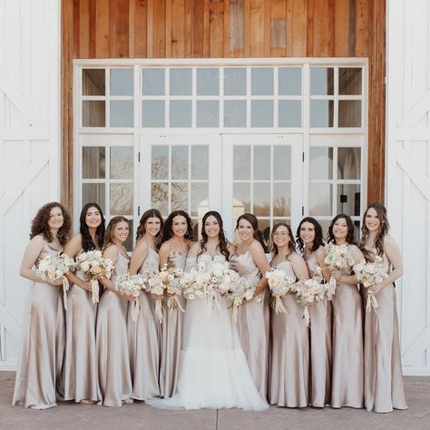 Satin Taupe Wedding, Birdy Grey Satin Taupe, Grey Weddings, Taupe Bridesmaid, Taupe Wedding, Taupe Bridesmaid Dresses, Groomsmen Grey, Bridesmaid Satin, Taupe Dress