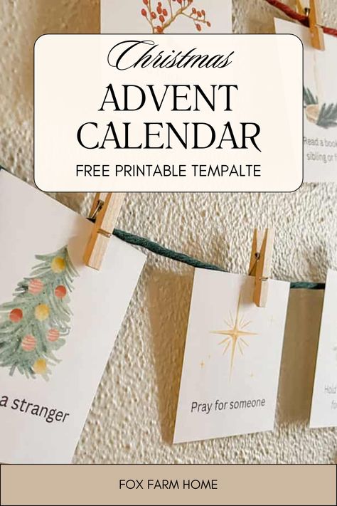 A free printable acts of kindness advent calendar with festive cards and creative ideas to spread some holiday cheer this advent season! Light The World Giving Machine, Advent Acts Of Kindness For Kids, 12 Days Of Christmas For Missionaries Free Printables, Advent Kindness Calendar, Diy Advent Calendar Reusable, Advent Calendar Christian Free Printable, Advent Calendar Alternative, Virtual Advent Calendar, Advent Calendar Cards Printable