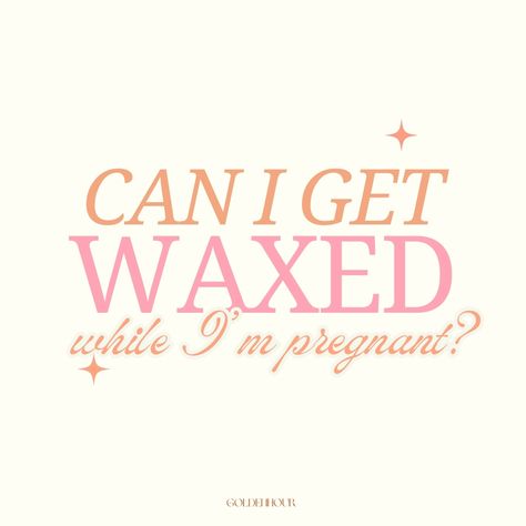 You sure can! So many women get waxed right up until their due date. It's a lot easier than trying to remove any hair on your own🤰🏽 Pregnancy can make the temperature of wax feel a little more warm so I'll check in with you more during the service. I can also sit you up a little bit to support your back. Not every position is comfortable but we'll find one that works for you. So far, my closest wax to a due date is about 5 days. Seeing how close we can get is my favorite game 🫶🏼 The best ... Waxing Post, Waxing Aesthetic, Waxing Memes, Wax Content, Female Waxing, Esthetician Content, Post Backgrounds, Waxing Aftercare, Bush House