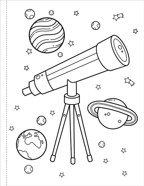 Youngsters will have hours of fun coloring favorite and fantastic outer space subjects! Zany coloring book features 35 far-out pages! Color aliens, space cats, a unicorn astronaut, a space sloth, plus planets, rockets, and so much more! Large pictures with bold lines are easy to color. Pictures are printed on only one side of each page. Pages are perforated for easy removal. Thick, quality paper is ideal for crayons, colored pencils, markers, and more. Sturdy paperback binding. Ages 5 and up. Co Stem Coloring Pages Free Printable, Coloring Pages To Print Free Printables, Space Colouring Pages, Unicorn Astronaut, Space Coloring Sheet, Stars Coloring Pages, People In Space, Color By Number Printable, Space Coloring Pages