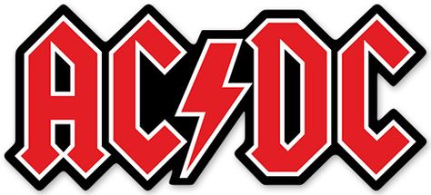 Ac Dc Logo, Ac/dc, Acdc Logo, Rock Band Posters, Band Stickers, Band Logos, Band Posters, Arizona Logo, Aesthetic Stickers