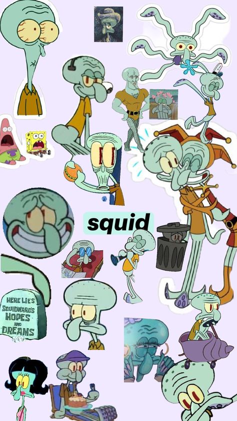 #squidward #spongebob #handsomesquidward Handsome Squidward, Art Inspo, Funny