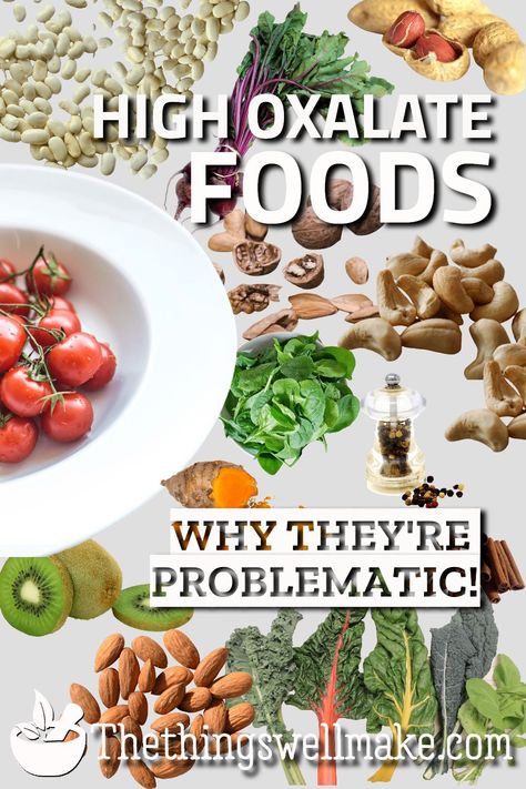 Oxalates are chemical compounds found in many plant-based foods. While they are toxic antinutrients, most people don't realize how problematic they can be. #oxalates #antinutrients #planttoxin #eczema #uti #oxalatedumping Low Oxalate Side Dishes, Low Oxalate Lunch Ideas, Oxalates Symptoms, Foods High In Oxalate, High Oxalate Foods, Oxalate Dumping Symptoms, High Oxalate Food List, Oxalate Free Diet, Low Oxalate Foods List