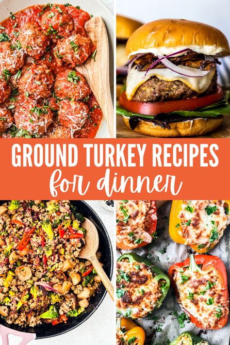 Healthy Dinner Easy Recipes, Turkey Recipes For Dinner, Easy Ground Turkey Recipes, Ground Turkey Recipes For Dinner, Healthy Dinner Easy, Easy Dinner Healthy, Ground Turkey Crockpot Recipes, Ground Turkey Recipes Easy, Turkey Crockpot Recipes