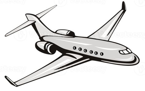 commercial jet plane airliner flying Aeroplane Clipart, Bandit Aesthetic, Plane Drawing, Flying Plane, Fly Plane, African Tattoo, Airplane Drawing, Commercial Plane, Plane And Pilot