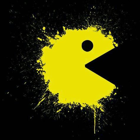 Pac man Pac Man Tattoo, Pacman Game Wallpaper, Pacman Artwork, 8 Bit Pacman, Pac Man Arcade, Pac-man Ghost, Retro Games Wallpaper, Games Wallpaper, Astronaut Wallpaper