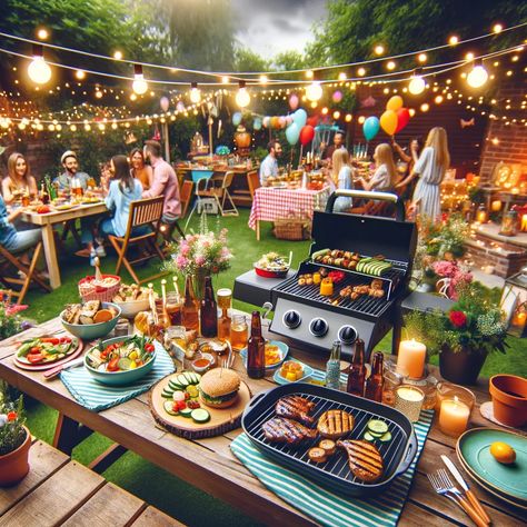 Fire up the grill! 🍔🔥 Enjoy a backyard barbecue with friends, great food, and festive vibes. What's your favorite BBQ dish?

#BackyardBBQ #SummerParty #GrillMaster #OutdoorFun #FestiveVibes #FoodAndFriends #PartySetup #HomeGathering #PicnicStyle #OutdoorLiving #AIImages #ArtificialIntelligence #photography #love #art #fashion #music #instagood #photooftheday #reels Backyard Cookout Aesthetic, Barbecue With Friends Aesthetic, Family Barbeque Aesthetic, Backyard Bbq Aesthetic, Family Bbq Aesthetic, Barbecue Drawing, Bbq Party Aesthetic, Barbecue Party Aesthetic, Fancy Bbq Party