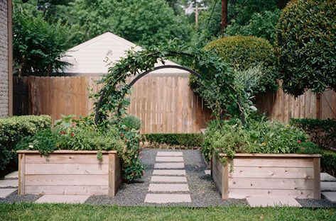 Raised Bed Garden Layout, Steel Edging, Fall Planting, Arch Trellis, Cedar Garden, Planting Plan, Design Blogs, Veg Garden, Vegetable Garden Design