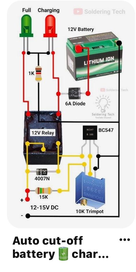 Simple Electronic Circuits, Electrical Engineering Books, Electronics Projects For Beginners, Battery Charger Circuit, Automatic Battery Charger, Basic Electronic Circuits, Battery Charger 12v, Electronic Circuit Design, Electrical Circuit Diagram