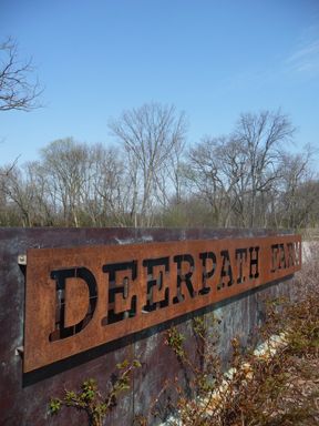 All sizes | Deerpath Farm entrance sign (Cor-ten steel) | Flickr - Photo Sharing! Gateway Signage, Identification Signage, Farm Signs Entrance, Neighborhood Entrance, Subdivision Sign, Subdivision Entrance, Residential Signs, Neighborhood Signs, Rustic Signage