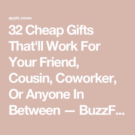 32 Cheap Gifts That'll Work For Your Friend, Cousin, Coworker, Or Anyone In Between — BuzzFeed Gifts Under 25, Felt Letter Board, Cousin Gifts, White Elephant Gift, Work Friends, Work Gifts, Bestie Gifts, Cheap Gifts, Day Planners