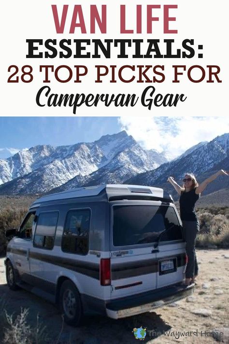 Gear up for your van life the best way you can! Learn all about the 28 top picks for campervan gear in this article. Click to explore. Camper Essentials, Van Life Essentials, Chevy Astro Van, Living In A Van, Best Campervan, Life Essentials, Astro Van, Weekend Camping, Van Conversions