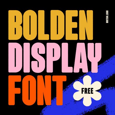 BOLDEN DISPLAY - FREE FONT on Behance Sprout Marketing, Bold Fonts Free, Numbers Tattoo, Font Love, Alfabet Font, 10 Tattoo, Letterpress Type, Display Lettering, Nostalgic Art