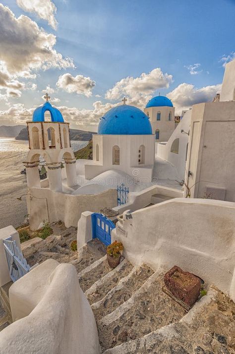 Blue Domed Church Santorini stock photography Santorini Island, Santorini, Stock Photography, Photo Image, Design Inspiration, Stock Photos, Blue, Design