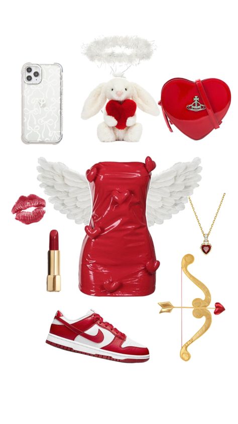 halloween costume inspo cupids love Cupid Costume Couple, Cupid Halloween Costume, Cupid Halloween, Angel And Devil Costume, Cupid Costume, Cupid Love, Devil Costume, Trendy Halloween Costumes, Clubbing Outfits