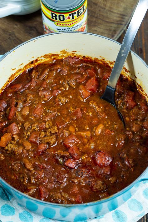 Rotel Chili recipe Easiest Chili Recipe, Rotel Chili Recipe, Rotel Chili, Winning Chili Recipes, Award Winning Chili Recipe, Rotel Recipes, Bean Chili Recipe, Best Chili Recipe, Chili Recipe Crockpot