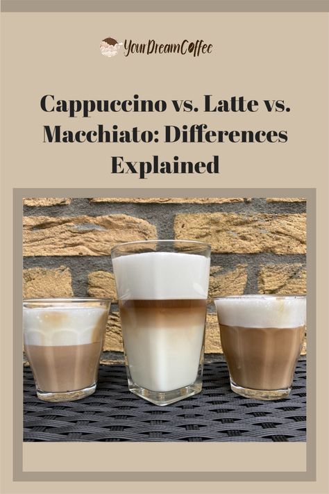 Deciding which coffee to order can be quite a struggle. In this article, I'll go over every detail about the cappuccino vs. latte vs. macchiato differences. Do you want to learn all about these coffees? Then you're in the right place! Cubano Coffee, Coffee House Cafe, Espresso Recipes, Coffee Barista, Popular Drinks, Espresso Drinks, Milk Foam, Best Espresso, Milk Alternatives