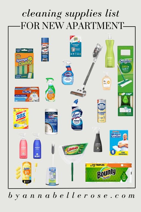 Best Cleaning Supplies List for New Apartment | Apartment Cleaning Supplies List | cleaning supplies list, cleaning products, must have cleaning supplies, essential cleaning supplies, cleaning supplies checklist, cleaning supplies list for new house, cleaning supplies for different rooms, cleaning supplies for appliances, bathroom cleaning supplies, cleaning essentials. Cleaning Supply Checklist, New Apartment Cleaning, Apartment Cleaning Supplies List, Apartment Cleaning Supplies, List For New Apartment, Must Have Cleaning Supplies, Stocking Stuffers For Boyfriend, New House Cleaning, List For New House