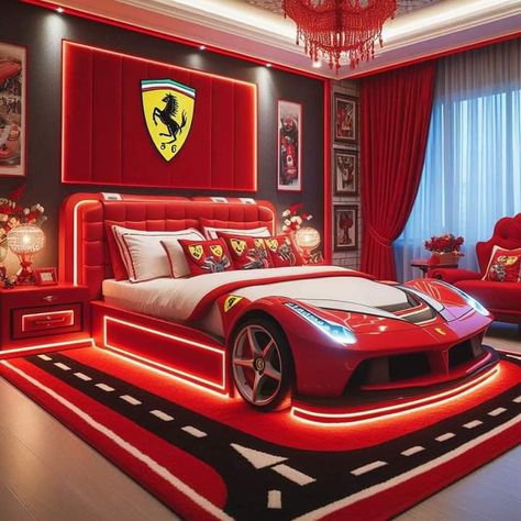 Bedroom Creative Ideas, Toddler Car Bed, Beds For Boys, Teenager Bedroom Design, Cool Bedrooms For Boys, Luxe Bed, Cool Bedrooms, Teenager Bedroom, Luxury Kids Bedroom