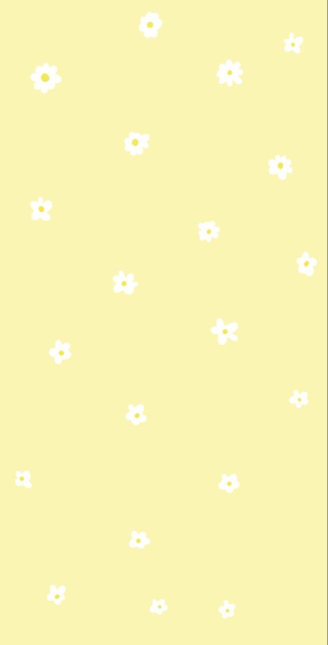 Pastel Yellow Flowers Wallpaper, Cute Yellow Flower Wallpaper, Yellow Daisy Background, Light Yellow Wallpaper Iphone, Yellow Daisy Aesthetic Wallpaper, Yellow Spring Wallpaper, Cute Wallpapers Yellow Pastel, Yellow Pastel Wallpaper, Baby Yellow Wallpaper