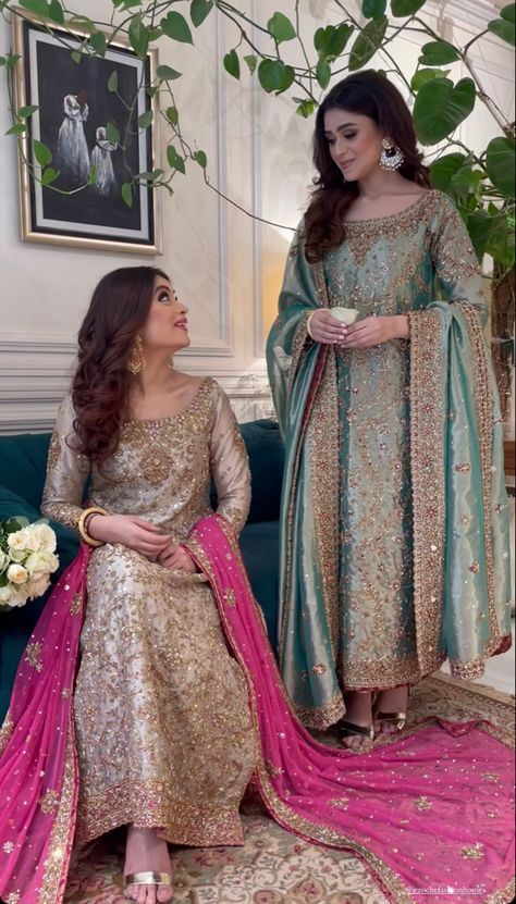 Fancy Dress Patterns, Pakistani Bridal Couture, Brides Sister, Dress Pakistani, Shadi Dresses, Mother Dress, Mehendi Outfits, Desi Wedding Dresses, Heavy Dresses