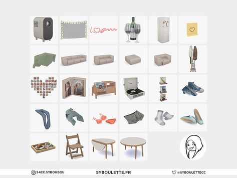 Sims 4 Messy Clutter, Sims 4 Messy Cc, Sims 4 Shoe Rack, Messy Clothes, Sims 4 Build Cc, Sims 4 Clutter, Furniture Cc, Sims 4 Furniture, Sims 4 Build