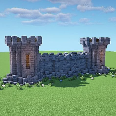 Minecraft Wall Tower, Minecraft Castle Walls Towers, Minecraft Tuff Build, Minecraft Medieval Castle Walls, Minecraft Tower Bridge, Guard Tower Minecraft, Minecraft Fortress Walls, Minecraft Guard Tower, Castle Tower Minecraft