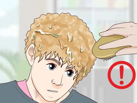 How to Get a Haircut for Curly Hair. Finding the right cut for your curly hair can be a challenge. Even if you know the look you want, it can be hard to find a stylist who knows the best way to cut curly hair. Luckily, by researching... Curly Frizzy Hair Hairstyles Men, How To Get Curly Hair Men, Men Curly Hair, Boys Curly Haircuts, Men's Curly Hairstyles, Frizzy Curly Hair, Wavy Curls, Haircuts For Curly Hair, Frizzy Hair