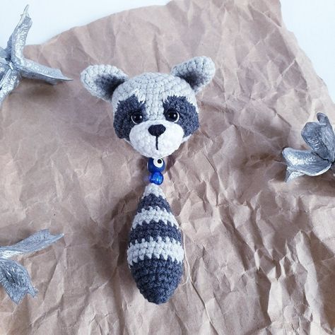 Crochet raccoon keychain Bag or phone decoration Gift for coworkers and animal lovers Gift for friends Key ring Pendant Mini bag accessory #GiftForCoworkers #GiftForFriends #CrochetKeychain #RaccoonKeychain #MiniBagKeychain #GiftForFamily #KeychainAnimal #PendantBag #FriendshipKeychain #PendantPhone Raccoon Keychain, Crochet Raccoon, Gift For Coworkers, Handmade Baby Toys, Toys Ideas, Knit Toys, Baby Stuffed Animals, Phone Decoration, Crafts Crochet