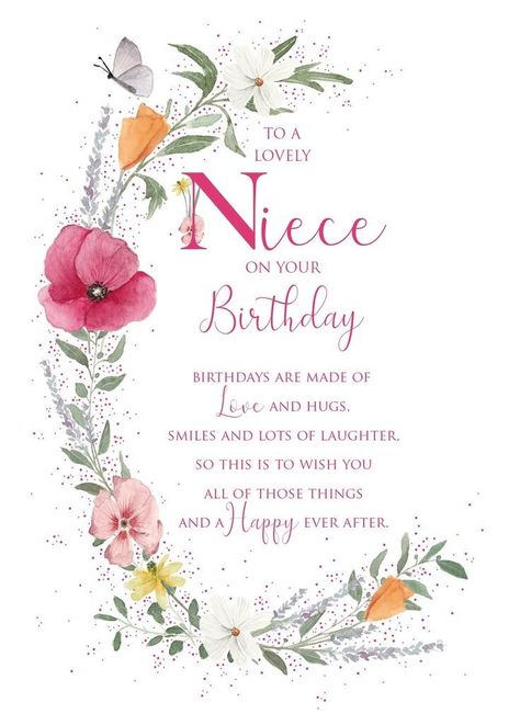 Happy Birthday Niece Messages, Neice Birthday, Happy Birthday Niece Wishes, Niece Birthday Card, Niece Birthday Wishes, Birthday Niece, Happy Birthday Niece, Beautiful Birthday Card, Birthday Cards For Niece