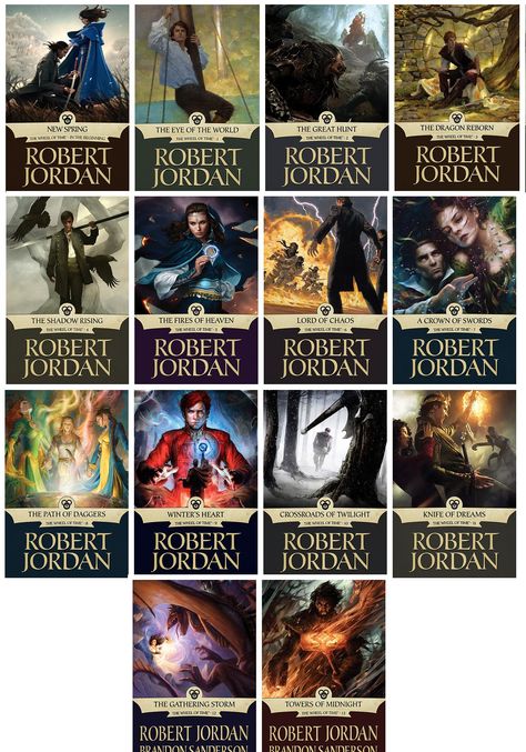 The Wheel of Time series by Robert Jordan and Brandon Sanderson (I should probably go back and reread the series and actually read the last two books.) The Hero Of Ages, The Well Of Ascension, Hero Of Ages, The Final Empire, Wheel Of Time Books, Fantasy People, Robert Jordan, Wheel Of Time, Brandon Sanderson