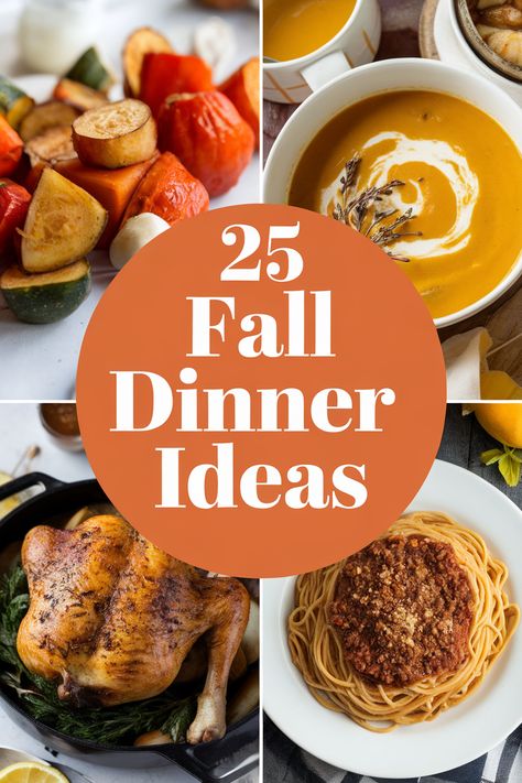 Fall dinner recipes can be quick and easy! These 25 recipes are perfect for busy weeknights when you don't have a lot of time to cook. From one-pan meals to simple soups, you'll find plenty of inspiration for delicious and satisfying fall dinners that are ready in a flash. Fall And Winter Meal Ideas, Fancy Comfort Food, Pecan Crusted Pork Chops, Easy Fall Dinner Recipes, Simple Soups, Easy Fall Dinner, Easy Fall Dinners, Cozy Soups, Turkey Tetrazzini